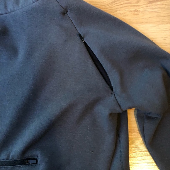 Backcountry brand tricot hoodie in gun metal grey/carbon color. - Picture 8 of 12